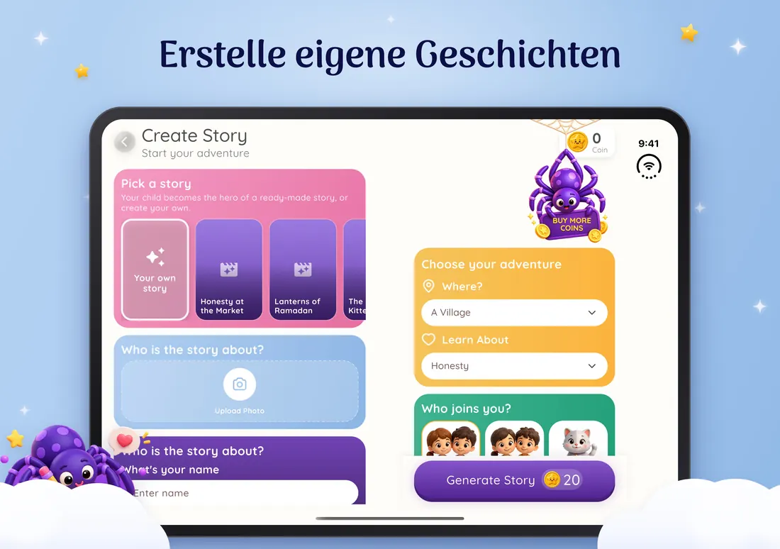 Geschichte erstellen
