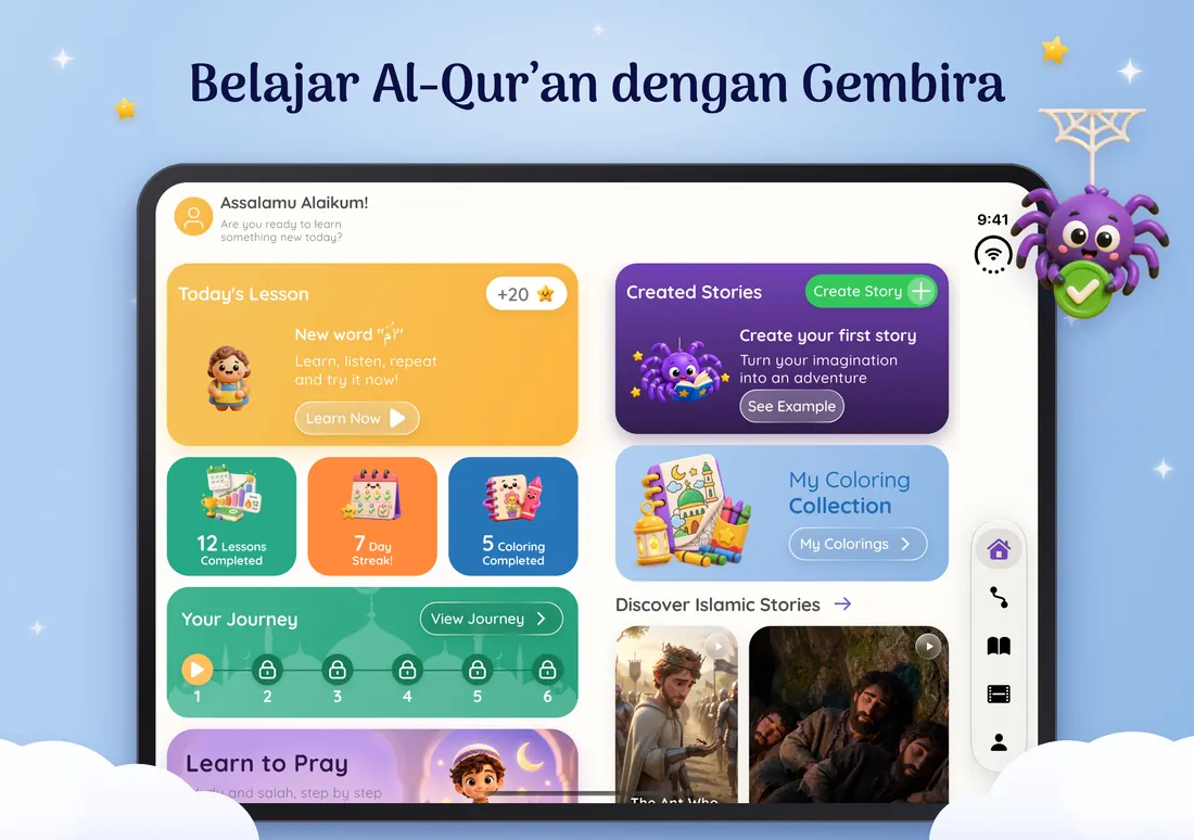 Layar beranda